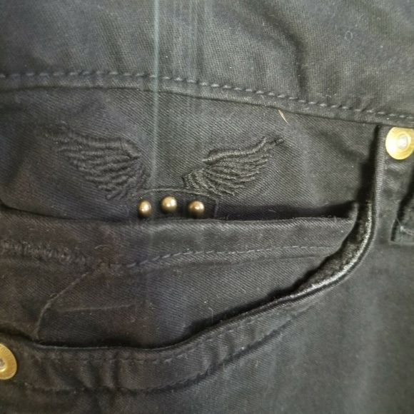 Robins Jean Marilyn straight Low rise Fray Hem - Picture 3 of 8